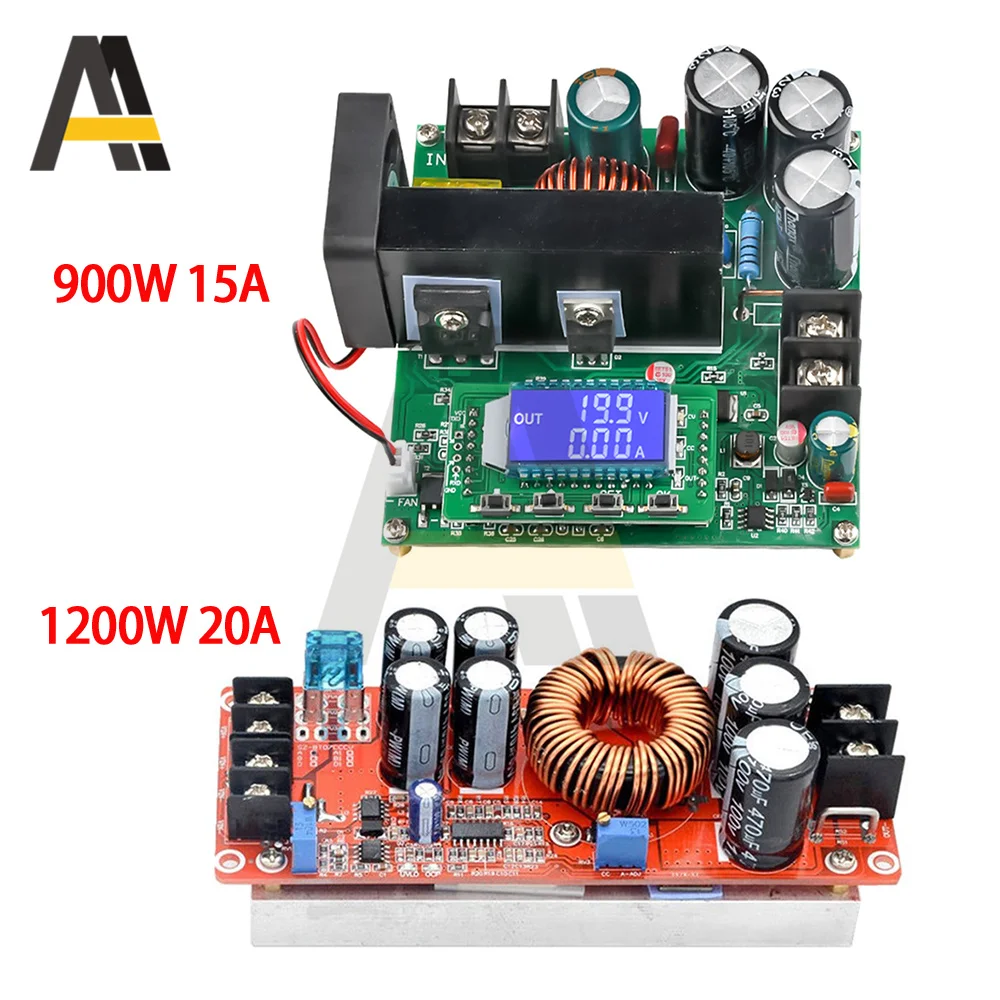 Dc-Dc 8-60V A 10-120V Step Up Modulo Led Controllo Boost Convertitore 900W 15A 1200W 20A Modulo Trasformatore Regolatore Di Tensione