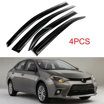 

For Toyota Corolla 2014-2016 Car Window Deflectors Wind Deflector Sun Guard Rain Vent Visor Cover Trim Car Accessories