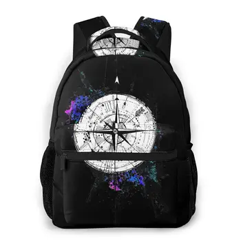 

Not All Those Who Wander Are Lost New Pattern knapsack Lost Teens Books Backpack