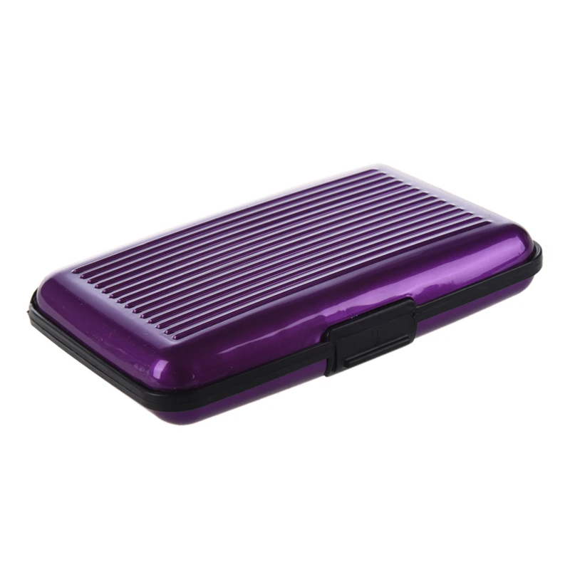 

ABZC-Credit /visit card holder aluminum - model scratch - Shock resistant Wallet