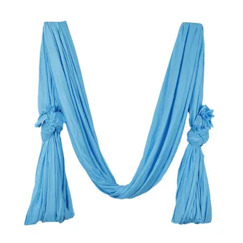

5 X 2.8M Anti-Gravity Yoga Swing Hammock Aerial Inversion Strap Sky Blue