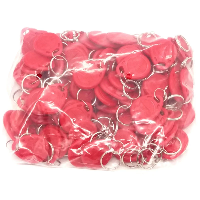 50Pcs T5577 Blank Key Tag RFID Chip Ring Cards Tags Keytag 125 Khz Copy Rewritable Writable Duplicate