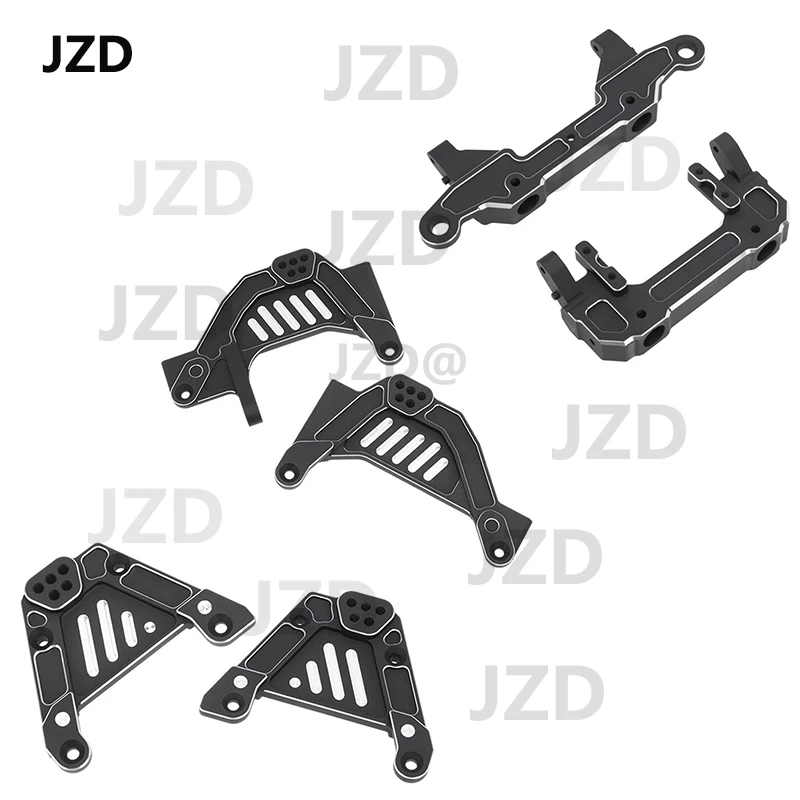 

CNC Aluminum JZD RC Shock Hoops Bumper Mount for 1/6 RC Crawler Car Axial SCX6 Jeep JLU Wrangler Upgrade Parts