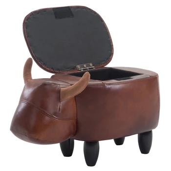 

Creative cow sofa stool change shoes solid wood footstool pig elephant stool animal sheep dressing storage stool