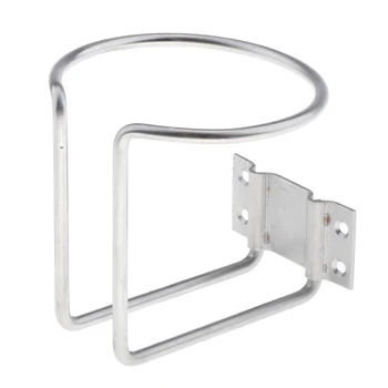 

Stainless Steel Polished Ring Cup Drink Holder Boat Camper Truck Cup Rack
