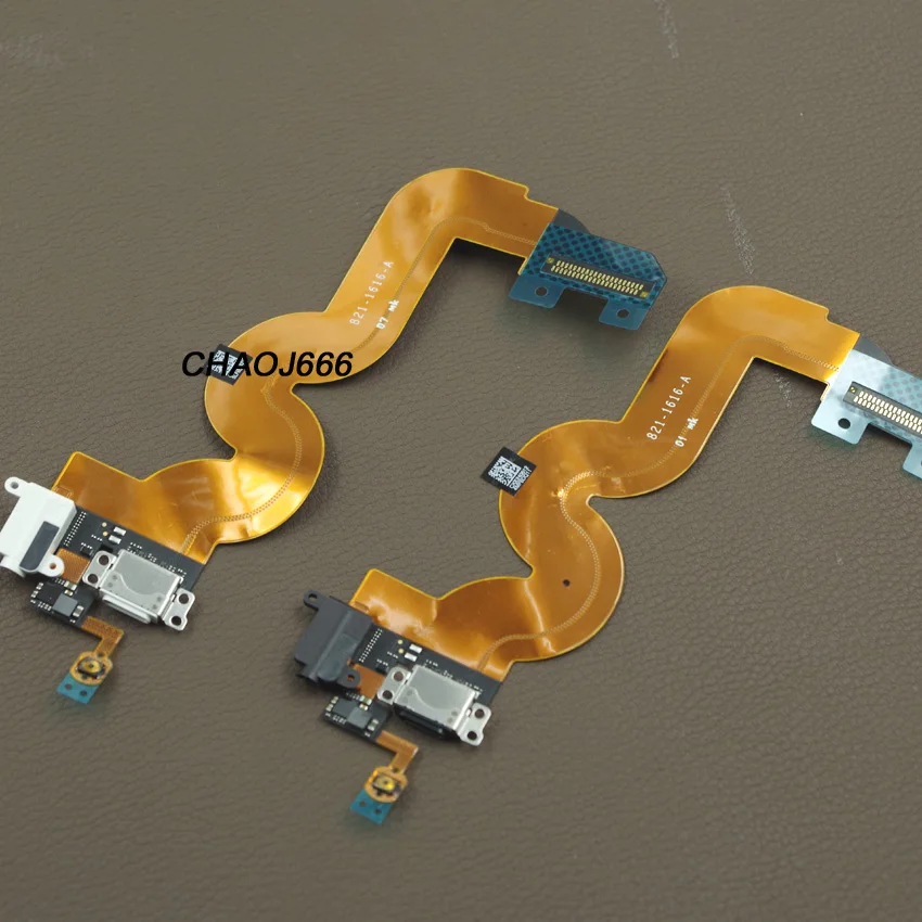 Шлейф в сборе для наушников черный белый цвет нижний USB-разъем док-порт кнопка
