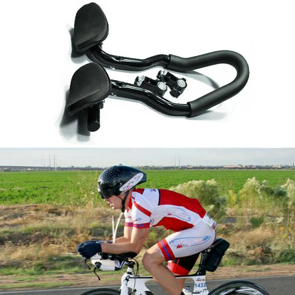 

Aero Bars Rest TT Handlebar for Triathlon Time Trial Tri Bike Cycling Rest Handlebar for Bicycle Aerobars Moutain Road Bike