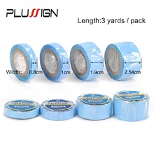 Ультраклейкая кружевная клейкая лента для париков 3 ярдов/рулон, цена, лучшее качество, кружевной парик, клей для волос, лента для париков и париков