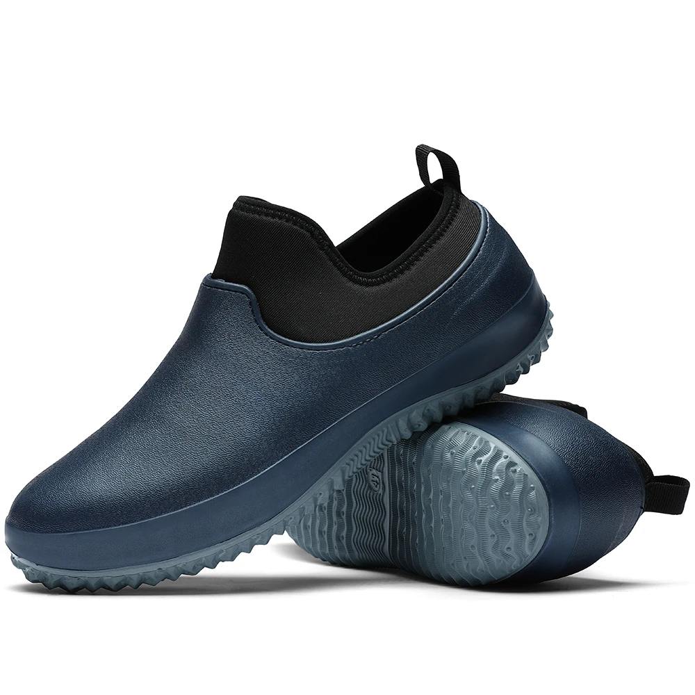 Zapatos de jardín impermeables antideslizantes Unisex, calzado de lluvia,  trabajo, lavado de coches, botas de seguridad elásticas al tobillo, talla  grande 36 49| | - AliExpress