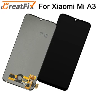 

6.01" Super AMOLED For Xiaomi Mi A3 lcd Display Touch Screen Digitizer Assembly Replacements Parts for Xiaomi Mia3 LCD