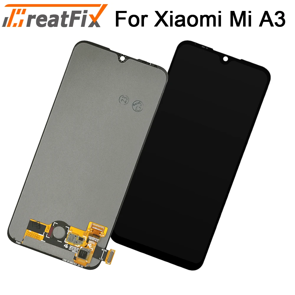 Super AMOLED 6 01 &quotдля Xiaomi Mi A3 ЖК дисплей дигитайзер сенсорного экрана в сборе запасные