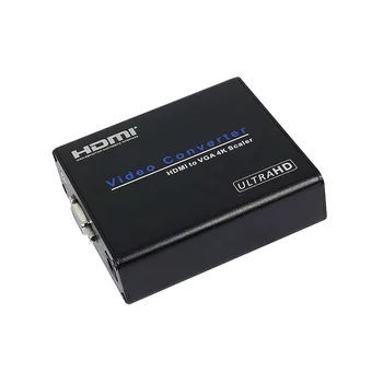 

Video Converter HDMI To VGA 4K*2K HDMI to VGA Converter 4K Scaler Adapter FL/FR Digital Analog Composite EU/US Plug