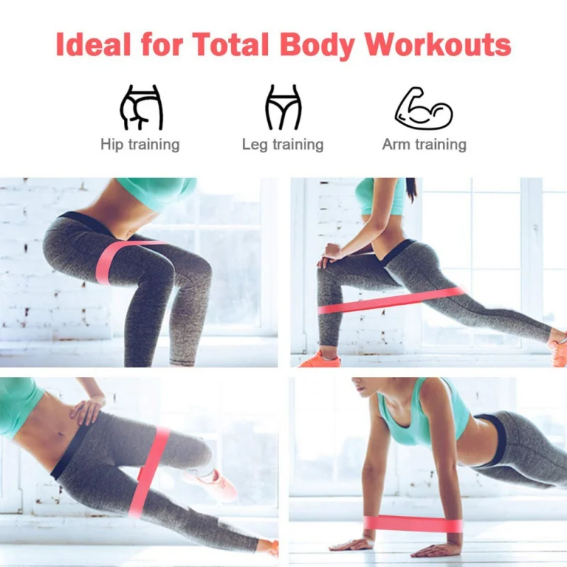 Эспандеры для упражнений, эластичная резинка для ног, для фитнеса, спортзала, резиновые петли, латексные, для йоги, силовых тренировок, спортивные резинки