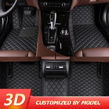 

Leather Car Floor Mats for Bmw X5 E53 E70 2004-2013 2014- 2016 2017 2018 Custom Auto Foot Pads Automobile Carpet Cover