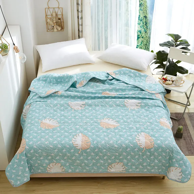 

Children Bedding Summer Quilt Ultrasonic Wireless Quilting Cartoon Pattern Air Conditioning Quilt Comfortable Soft Home Textiles