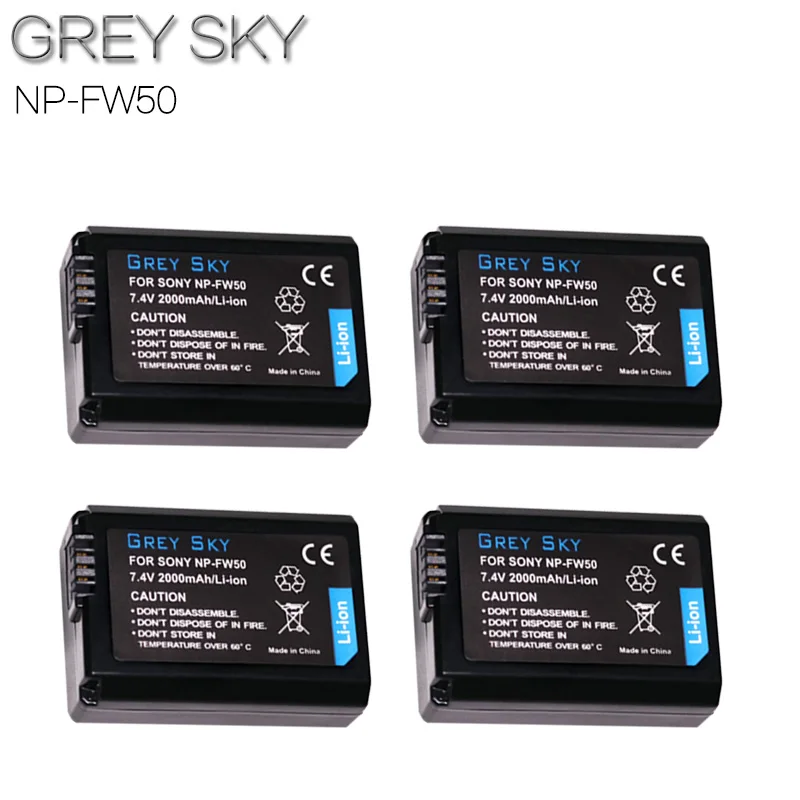 Аккумулятор для Sony Alpha 7 a7 7R a7R a7S a3000 a5000 a6000 5C A55 4 В 2000 мАч | Электроника