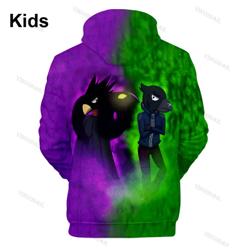 

Browling Crow Shoot Game 3D Print Hoodie Sweatshirt Clothing Harajuku Hoodies Star Kids Leon Tops Men 2020 Boys Girls