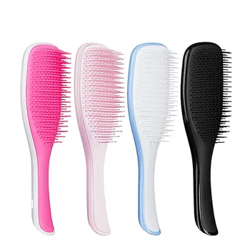 

Hair Brush Straightener Hair Comb Hair Styling Women Girls Hair Anti-static Straight Detangling Massage Combs for Salon Styling