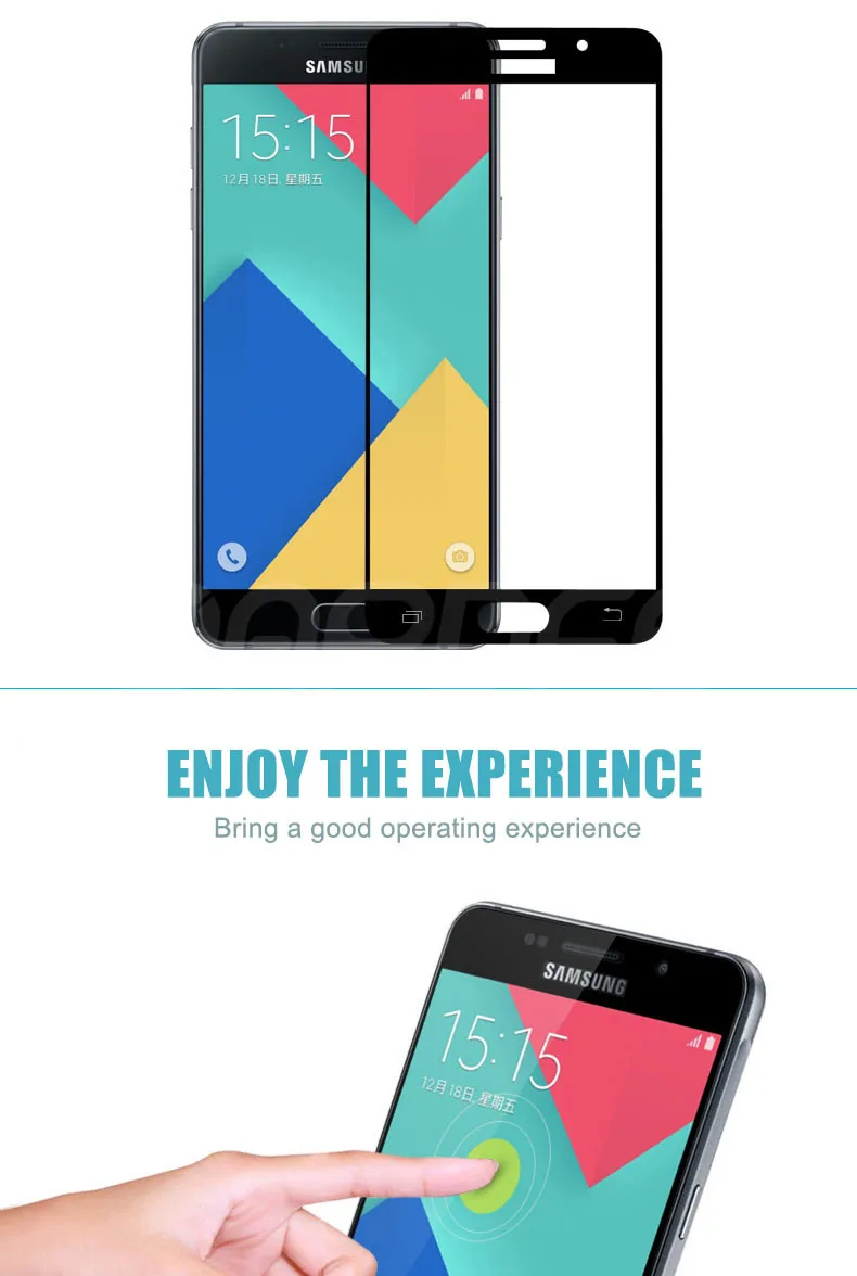 9D полное покрытие из закаленного стекла на для Samsung Galaxy J3 J5 J7 A3 A5 A7 S7 Защитная пленка для экрана защитное стекло