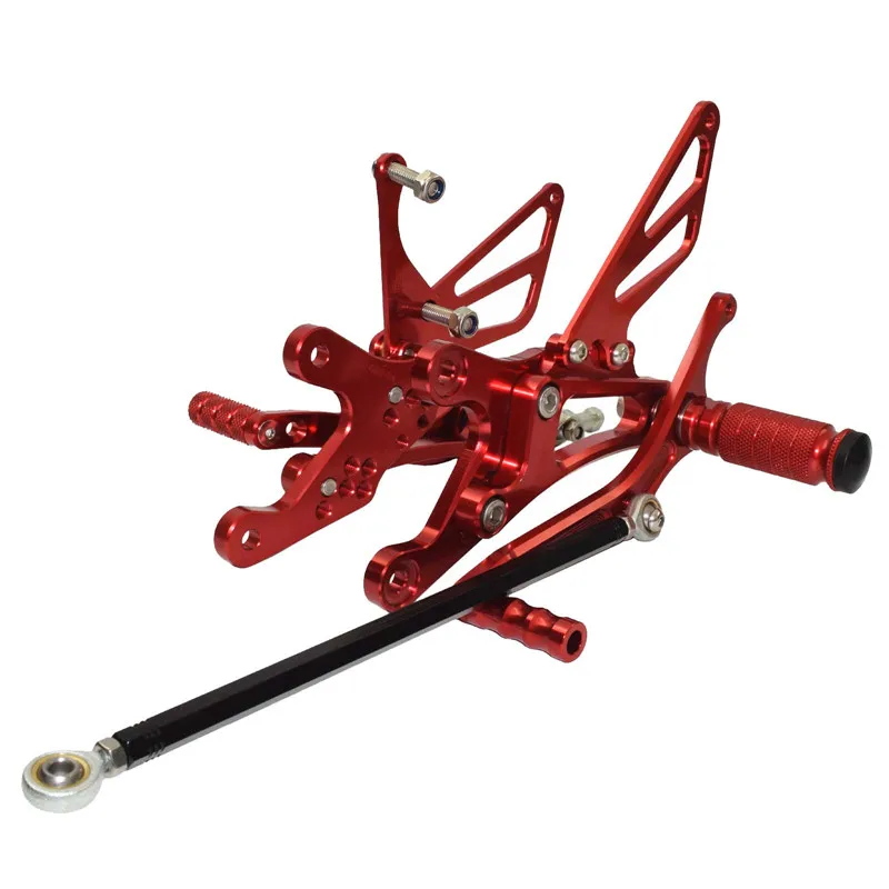  waase For Yamaha YZF R1 1998 1999 2000 2001 CNC Adjustable Rider Rear Sets Rearset Footrest Foot Re