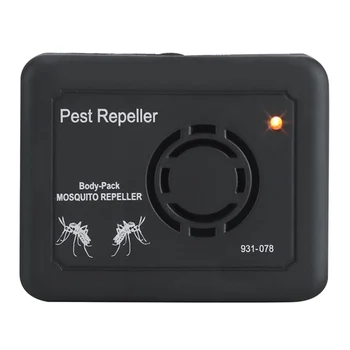

1 Piece Black Ultrasonic Electronic Anti Mosquito Pest Bug Insect Repeller Reject Portable Durable
