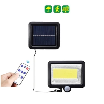 

100 LED solar Waterproof Buitenlamp Outdoor Lamp Motion Sensor Detector Wall Light Path Garage Patio Lighting Security Night Lig