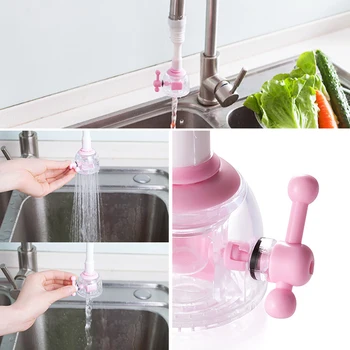 

Best selling 1 piece 360 ° rotatable kitchen water saving faucet nozzle sprayer faucet filter shower head kitchen accessories