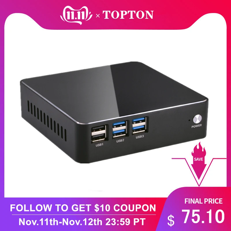 

Desktop Computers Mini PC Intel Core i7 7567U i5 6287U i3 7167U Iris Plus Graphics Windows 10 Nuc Linux HDMI VGA 300M WiFi 6*USB