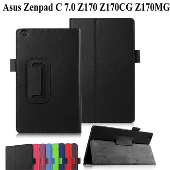 

Litchi PU Leather Case For Asus Zenpad C 7.0 Z170 Z170CG Z170MG 7.0 inch stand cover for ASUS Zenpad C 7.0 Tablet Case+flim+Pen