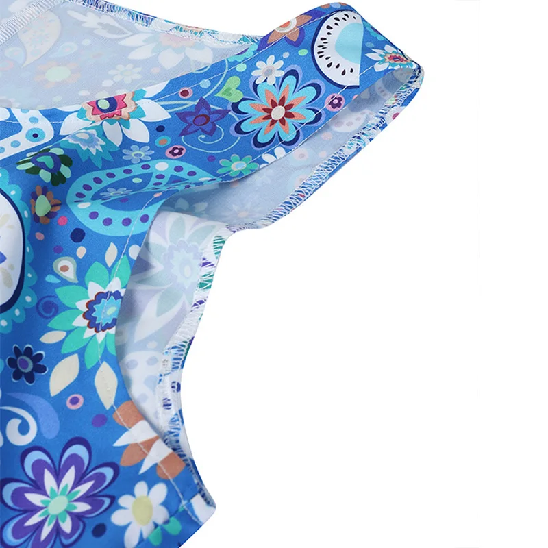 Плюс Размеры летний сарафан Для женщин Повседневное без рукавов в богемном стиле Flroal печатных пляжное вечерние Длинные Maxi Dress Vestidos Femme Халат