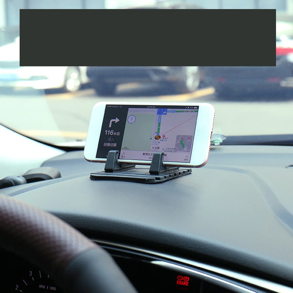 Автомобильный держатель для телефона на gps держатель Нескользящий Резиновый Коврик Для iPhone X XMAX samsung S9 S8 Xiaomi смартфон подставка для мобильного телефона