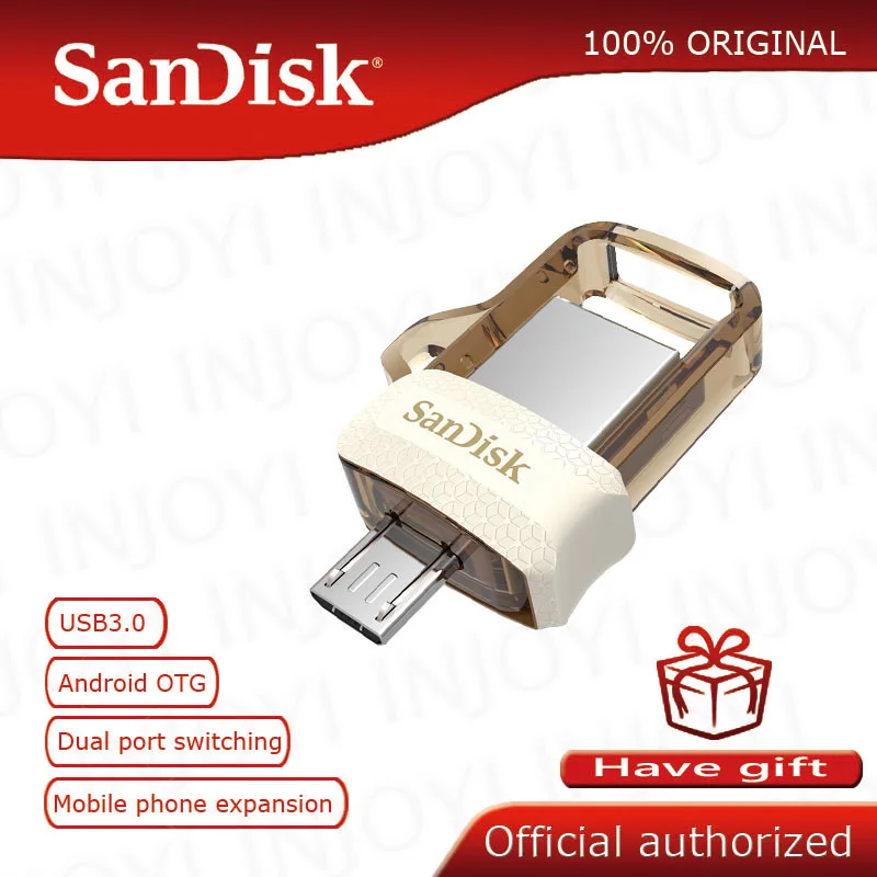 Sandisk SDDD3 Dual OTG USB Flash Drive 64GB Pen Drives