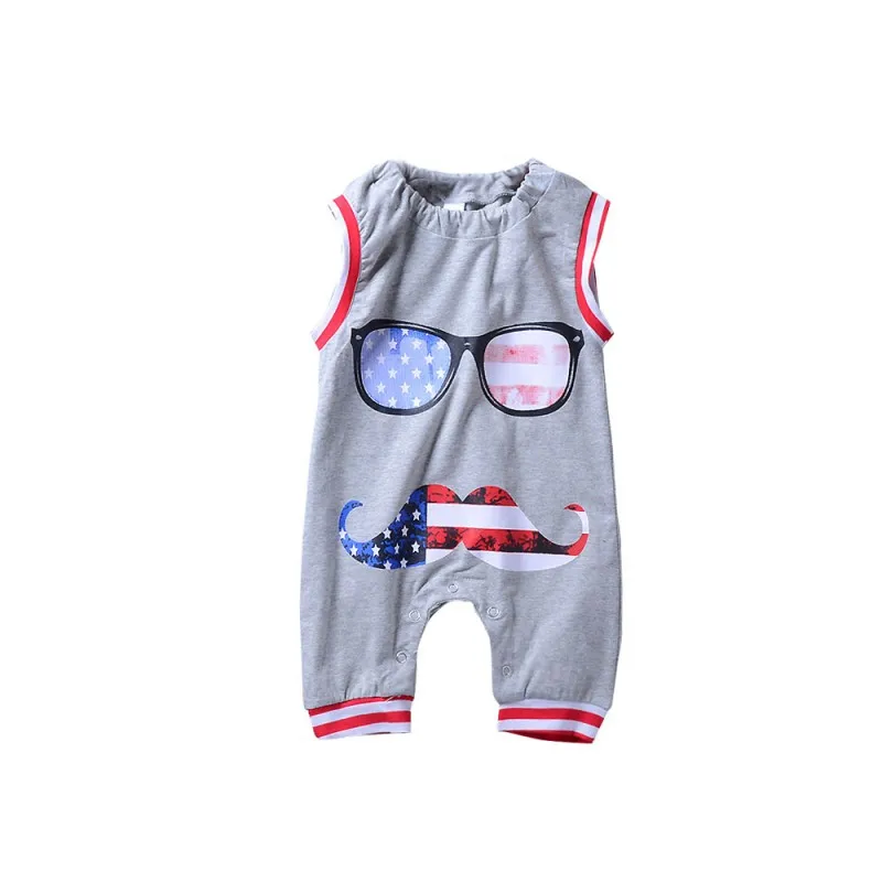 

Newborn Baby Summer Cotton Rompers Lovely Cartoon Baby Boy Girls Sleeveless Baby Costume Jumpsuits Roupas Bebes Infant Clothes