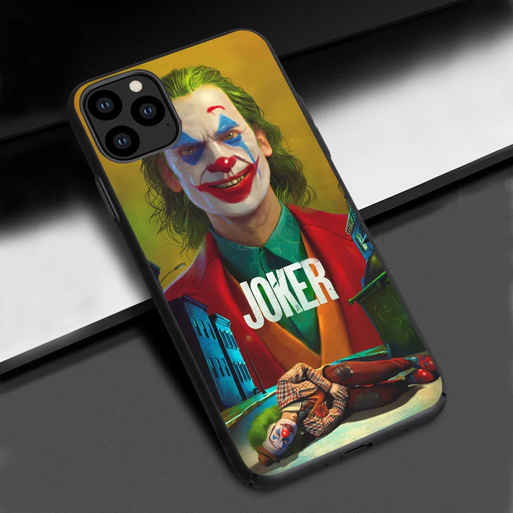 Забавный чехол для телефона joker для Apple iPhone 11 pro Xs Max чехол 5 5S Se 6 6S 7 8 Plus X XS XR черный мягкий резиновый ТПУ чехол для телефона 11 Pro