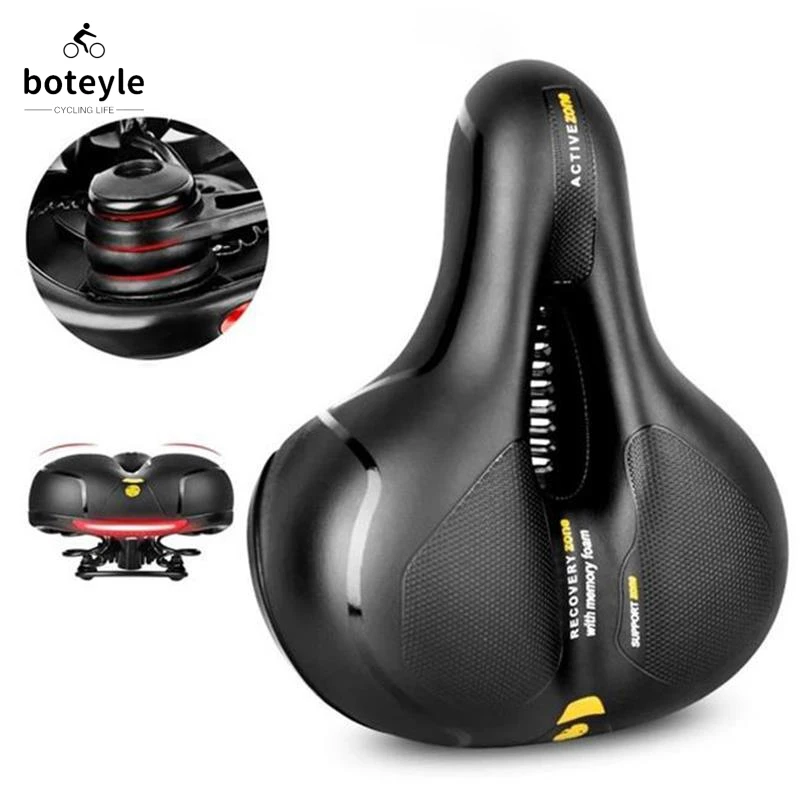 

Bicycle Seat Shock Absorption Silicone Seat Mountain Bike Seat Comfortable Saddle Hollow Seat Bicycle Seat Riding Equipment