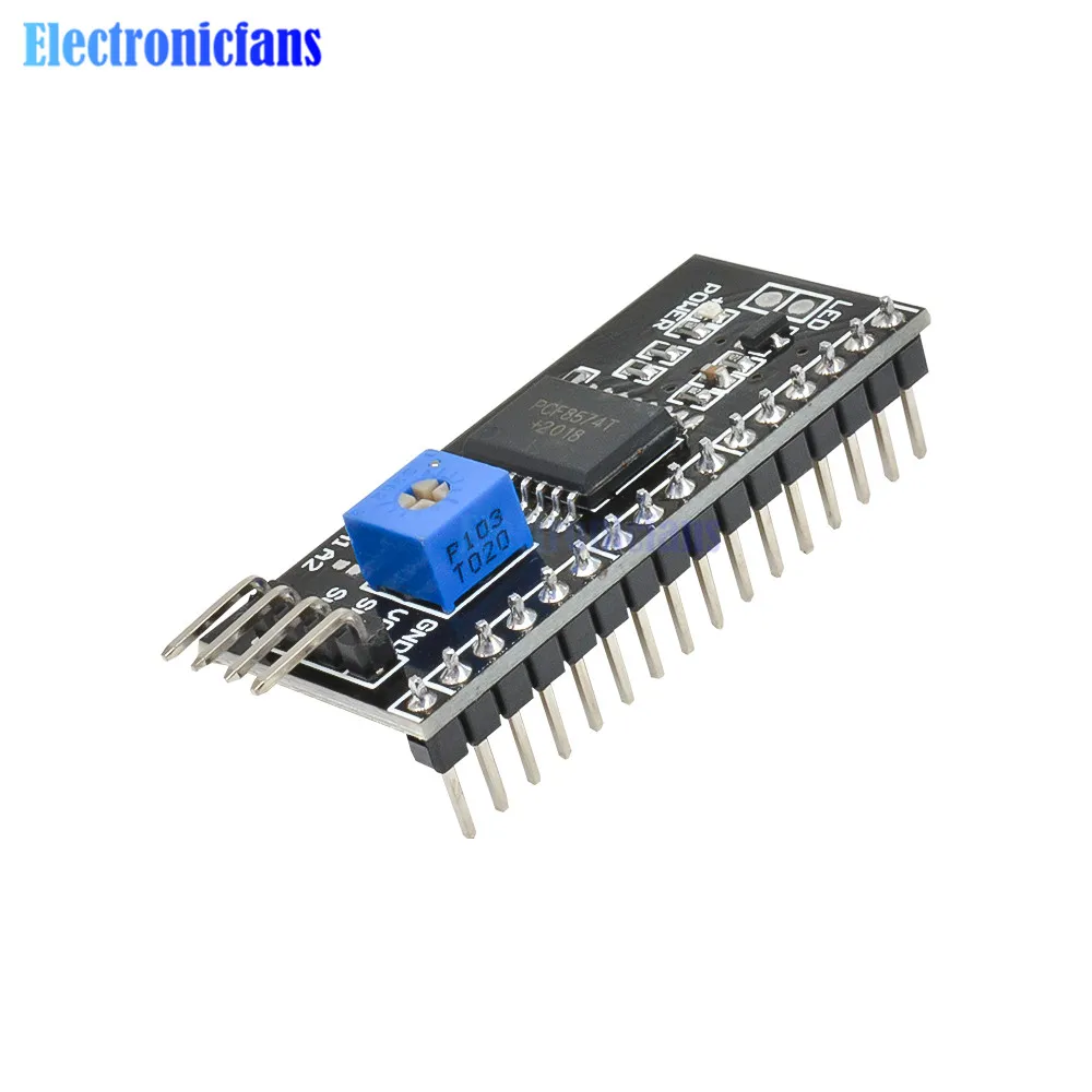 2 шт. IIC I2C TWI последовательный интерфейс SPI порт платы модуль для Arduino 1604 2004 LCD 1602