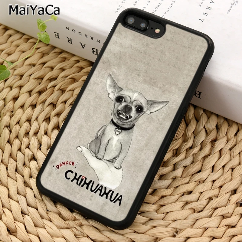 Чехол для iPhone 5 6S 7 8 plus 11 12 Pro X XR XS Max Samsung Galaxy S8 S9 S10 с изображением щенков чихуахуа |