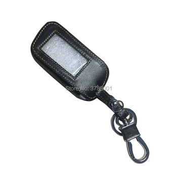

Leather Case Body Cover for StarLine A93 A63 Two Way Car Alarm System LCD Remote Control Key Chain Fob A93