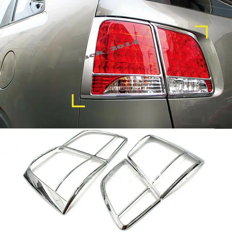 ABS хром задний фонарь Крышка лампы литья отделка для K-570 Kia sorento 2011-2012