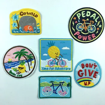 

Dont Give Up Fighter Motto Moral Badge Clothing DIY Embroidered Iron on Fabric Applique Patch Apparel Accessory Wholesale