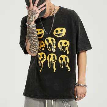 

Harajuku T Shirts Oversized Summer Men/Women Hip Hop Fashion Gothic Print Tshirt Men Streetwear T-shirts Short Sleeve Funny 2020