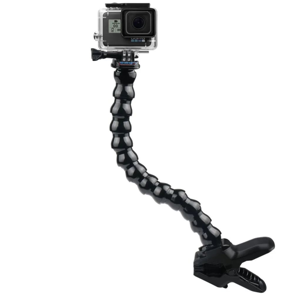 Регулируемый гибкий зажим для GoPro Hero 7 6 5 Black аксессуары для камеры