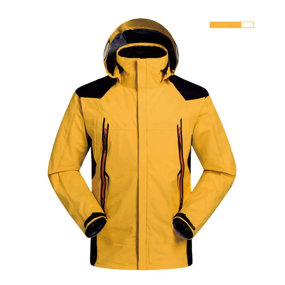 Mannen Waterdichte 3 in 1 Jas Donsjack Outdoor Sport Camping Bergbeklimmen Skiën Jas Mannen Waterdichte 3 in 1 Jas Donsjack Outdoor Sport Camping Bergbeklimmen Skiën Jas
