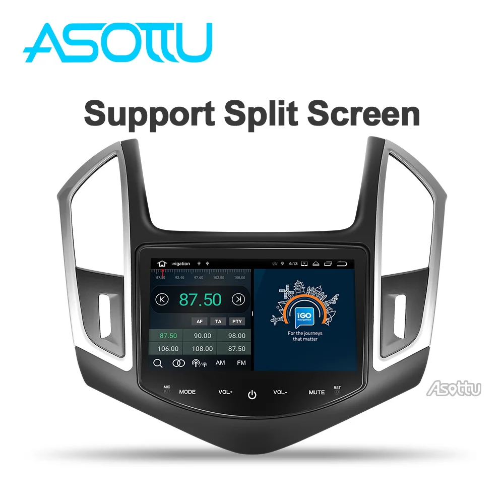 Asottu android 9 0 PX30 автомобильный dvd gps плеер для Chevrolet Cruze 2013 2014 2015 с автомобильным Радио