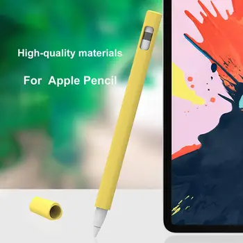 

Solid Color Silicone Stylus Pen Cap Nib Protective Cover for Apple Pencil 1/2