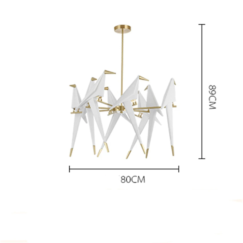 Скандинавские акриловые подвесные светильники для птиц висячая лампа для спальни, гостиной, столовой, внутреннего декора, подвесные светильники для кухни - Цвет корпуса: G 8 Bird