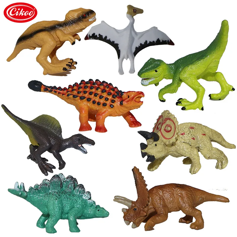 

C12 Mini Dinosaur 8 PCs CIKOO Simulated Dinosaur Models Toy