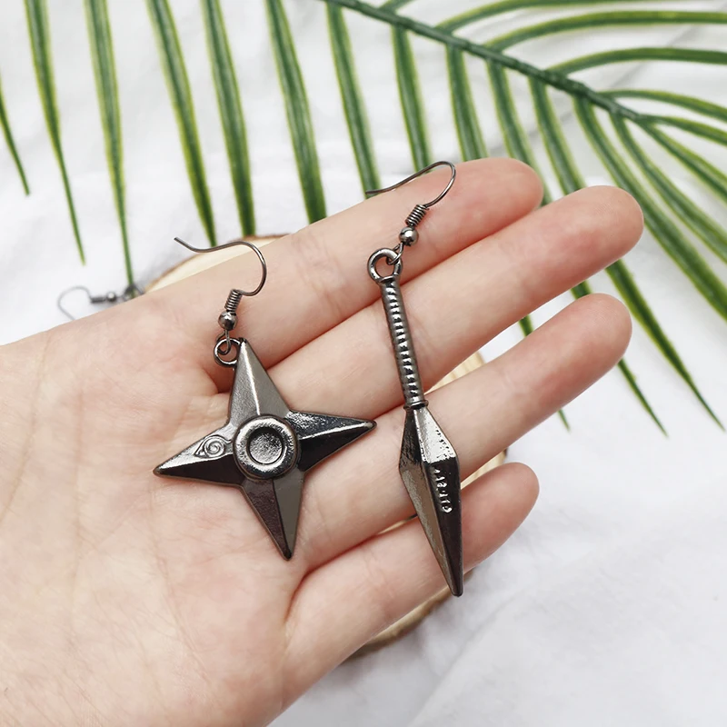 Висячие серьги Дротика оружие висячие Япония Косплей Аниме крутые эффектные