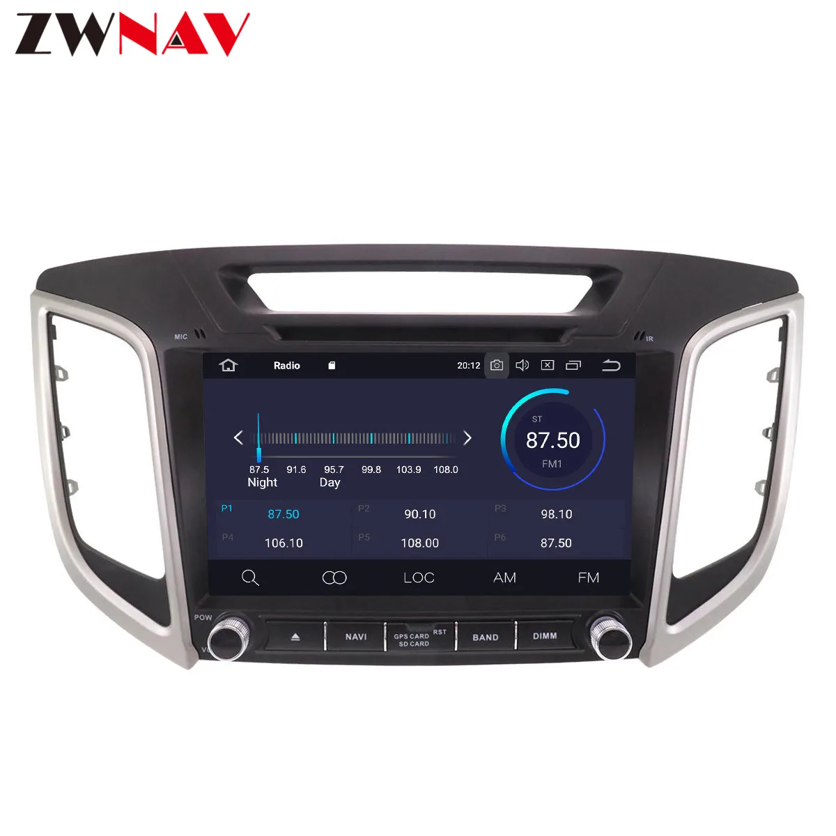 Perfect Android 9.1 car dvd gps multimedia player For hyundai creta ix25 car dvd navigation video audio player car radio tape recorder 2