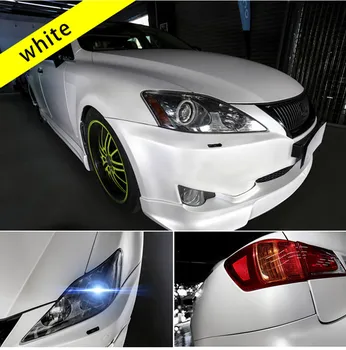 

SUNICE 1.52X5M Car Sticker Films White Color Changed Car Decals Air Release DIY Accessories, decoration, waterproof, protection